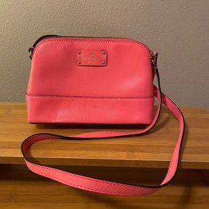 Kate Spade Pink Leather Crossbody Bag